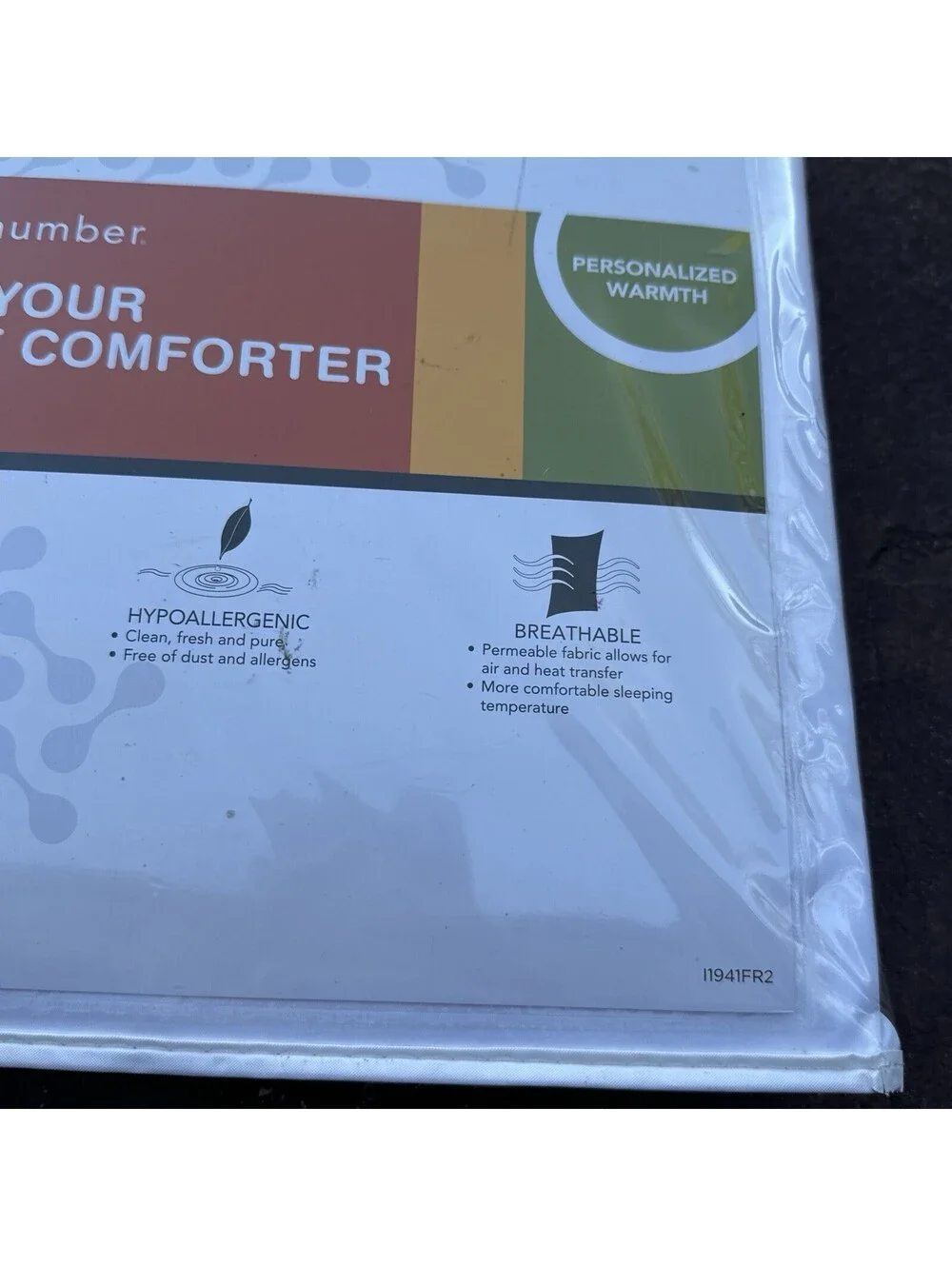 Sleep Number Create Your Perfect Comforter Cover Personalized Warmth King Size